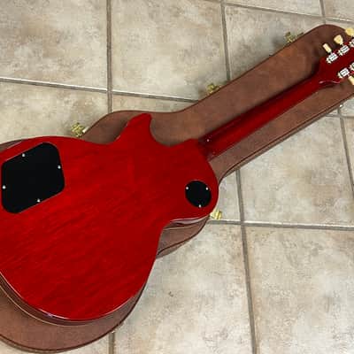 2025 Gibson USA Les Paul Standard '50s Figured Top Electric Guitar Heritage Cherry Sunburst image 7