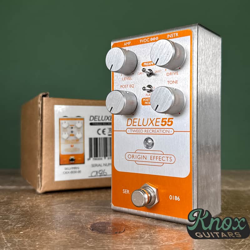 Origin Effects Deluxe55 Tweed Recreation 2024 - Present - Orange / Silver image 1