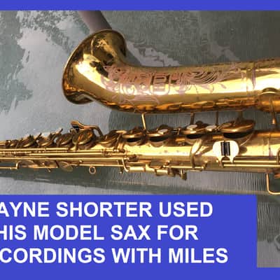 LOVELY WAYNE SHORTER MODEL RARE BUNDY-ELKHART-SELMER-BUESCHER TENOR SAXOPHONE 1950 APRX PROFESSIONAL ORIGINAL FINISH PLAY READY TESTED FREE SHIP image 16
