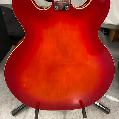 1960's Univox Three Pickup Hollow Body - MIJ - Includes Chipboard Case! image 4