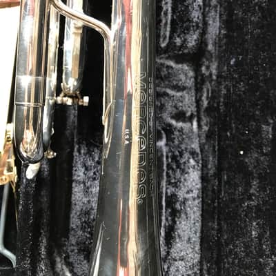 Vincent Bach Mercedes Silver Trumpet 1970-80s Silver, USA made Original Mercedes, not the student! image 2