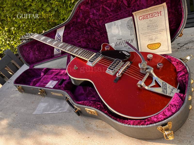 ♚MINT♚ 2012 Gretsch CUSTOM SHOP G-6128 MASTERBUILT JET Stephen Stern♚RED SPARKLE♚Dynasonics !♚OHSC♚8 LBS♚COA image 1