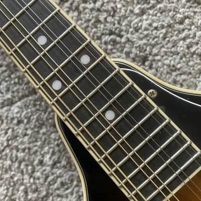 Washburn 8 String Mandolin in Tobacco Burst, Spruce Top Mahogany Body and Neck, Rosewood Fingerboard image 5