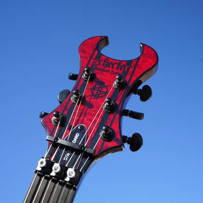 Schecter DIAMOND SERIES Synyster Gates Standard Plus   Transparent Deep Red 6-String Electric Guitar image 5