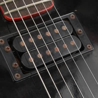 1980's Cort Black & Red Electric Guitar w/ Jackson Style Headstock #43829 image 21