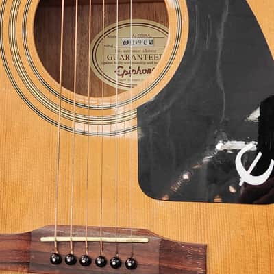 Epiphone AJ100 Advanced Jumbo Acoustic Guitar 2002 - 2011 - Natural image 4