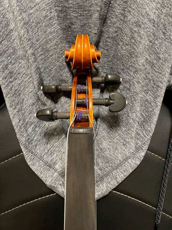 Gliga Vasile Gama I 4/4 Violin – Romanian Made, High Flame Maple