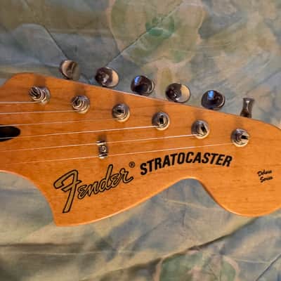 2002 FENDER Stratocaster Deluxe HSS guitar MIM - GUN METAL BLACK image 3