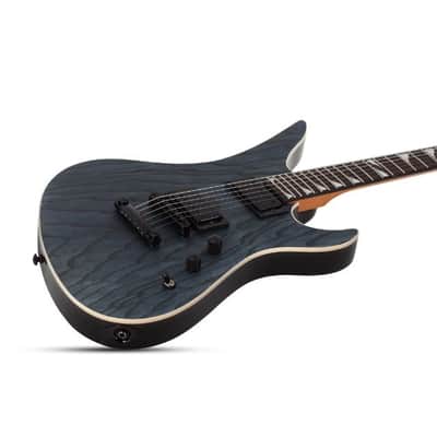 Schecter 3964-SHC Avenger Standard 6 String RH Electric Guitar - Charcoal Satin image 3