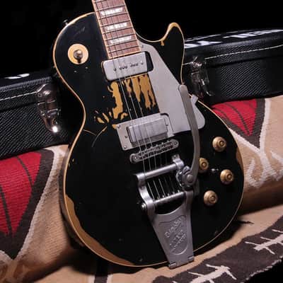 Gibson Les Paul/The Painted Player Neil Young "Old Black" Replica image 2