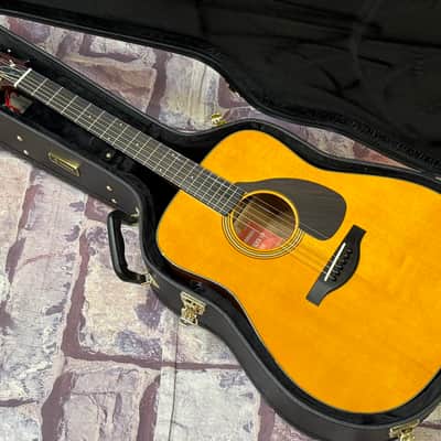 Yamaha FGX5 Red Label Dreadnought Natural w/ Case JAPAN  Auth Dlr 4lbs13oz #362A image 2