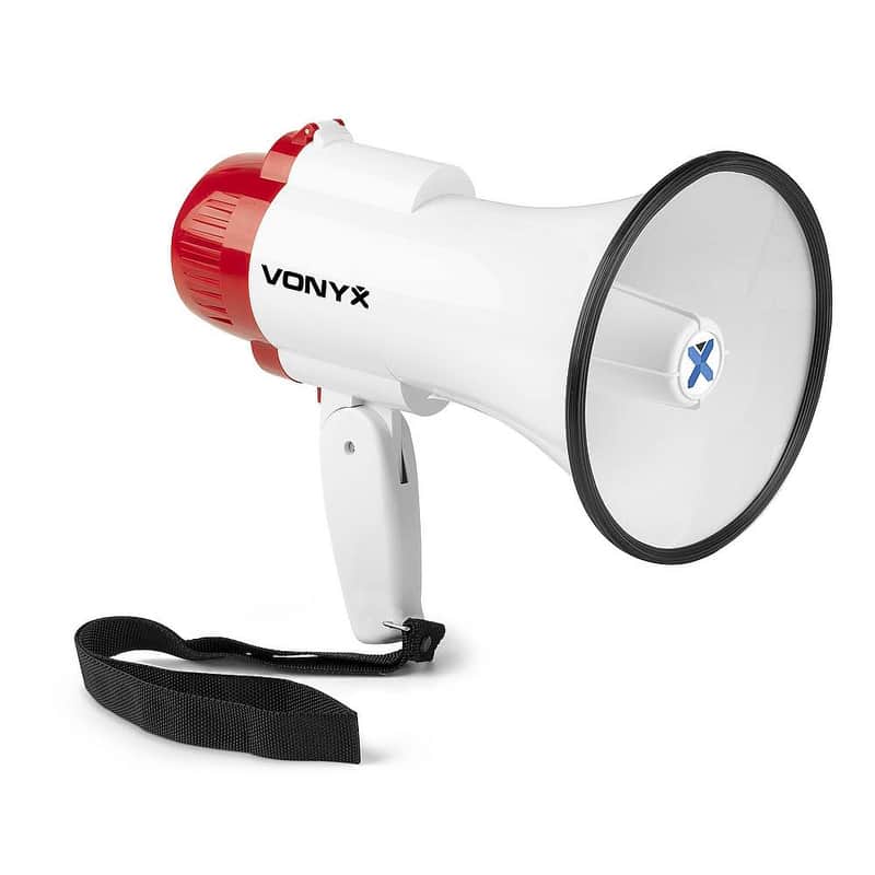 Vonyx Meg025 25 W Rec.Sirene.Batt.Usb.Bt image 1