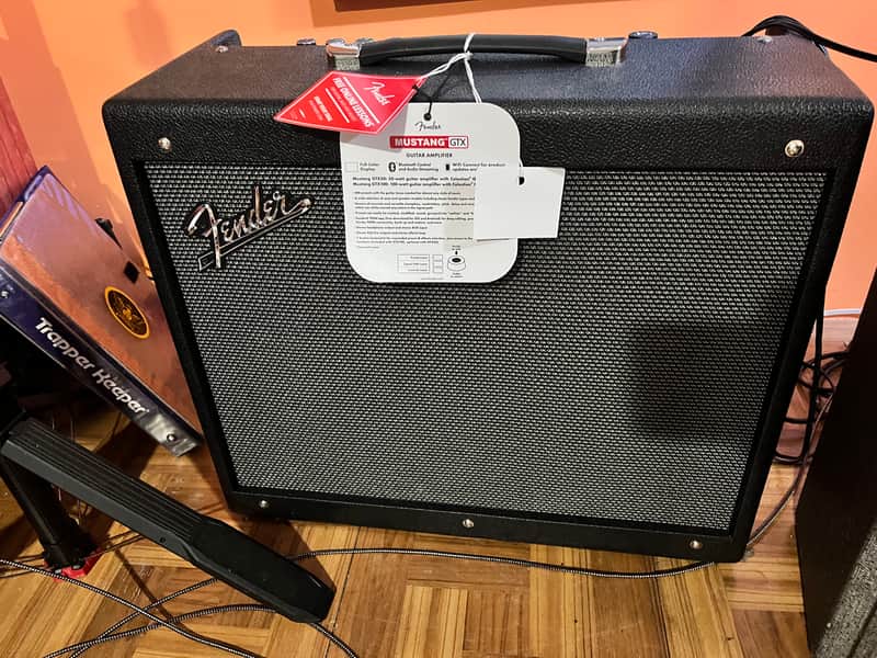 Fender Mustang GTX100 100-Watt 1x12" Digital Modeling Guitar Combo 2020 - Present - Black image 1