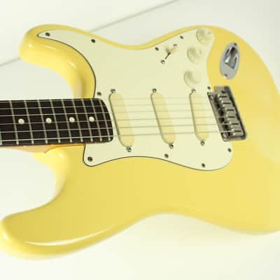RARE 1988 Vintage Fender Stratocaster Plus Graffiti Yellow E4 Series ~All Original~ 1980s USA image 8
