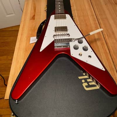 Gibson Custom Shop '67 Mahogany Flying V Reissue with Maestro Vibrola 2021 - Present - Sparkling Burgundy image 5