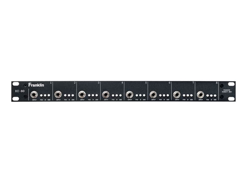 Franklin Audio DI-80 8-Channel Passive Direct Box image 1