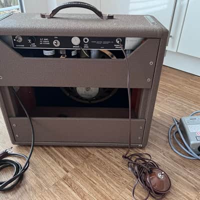 Original 1962 Fender Princeton Amp USA FULLERTON brownface image 5
