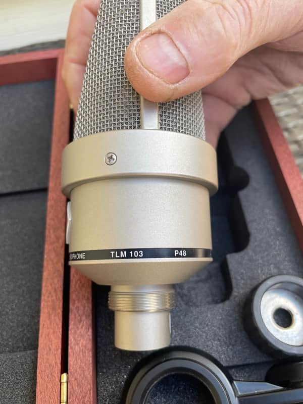 Neumann TLM 103 Large Diaphragm Cardioid Condenser Microphone 1997 - Present - Nickel image 1