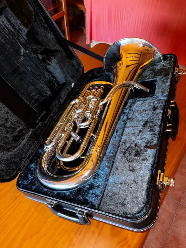 Euphonium (tenor tuba) Yamaha Neo YEP-642Sii 2024 - Silver Plated image 1
