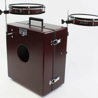 Toca Percussion Kickboxx Suitcase Drum Set with Kickboxx, 10" Snare, 10" Tom, and 3 Acce... image 8