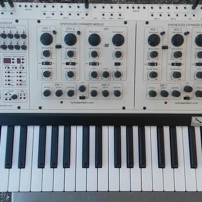 Tom Oberheim Two Voice Pro Dual Analog Synthesizer with Sequencer 2016 white image 1