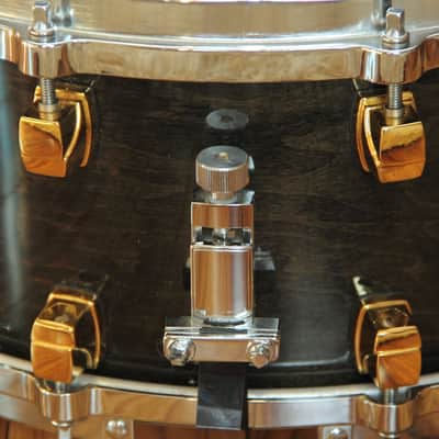Yamaha Maple Custom - black maple 14x6.5 snare image 11