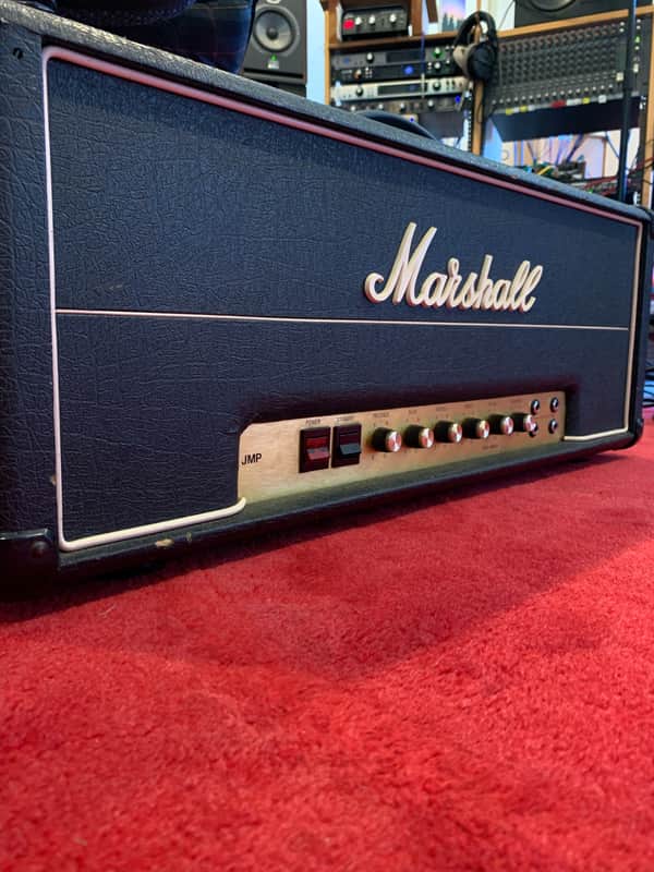 Marshall JMP 1959 Super Lead 2-Channel 100-Watt Guitar Amp Head 1977 - Black image 1