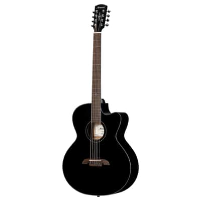 Alvarez ABT60ce 8-String Black Artist Baritone image 3