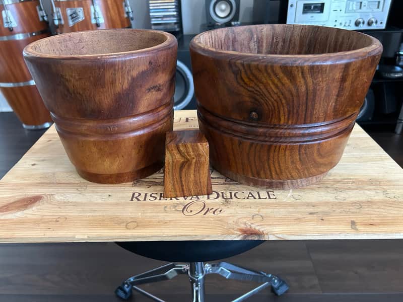 Bongos Solid Mahogany Shells - JCR? image 1