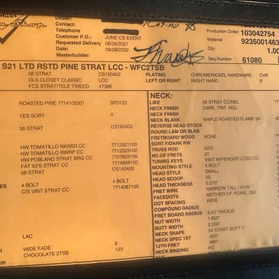 Fender Custom Shop '56 Reissue Stratocaster Closet Classic image 11