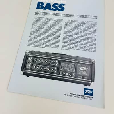 Peavey Mark IV Bass Roadmaster & Scorpion 3-Piece Flyer Set 1982 image 3
