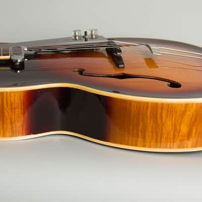 Vega  C-56 Special w/DeArmond Rhythm Chief Pickup Arch Top Acoustic Guitar (late 1940s), ser. #5370, black hard shell case. image 18