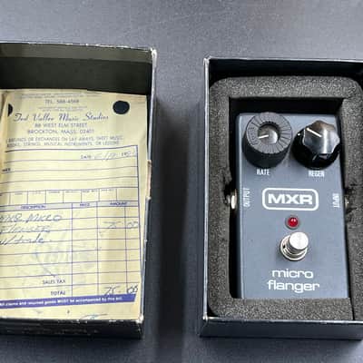 1982 MXR MX-152 Micro Flanger w/box (Reticon SAD512 chip) image 1