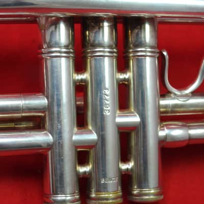 Benge Los Angeles Claude Gordon CG model Bb trumpet 1980 - Silver image 8