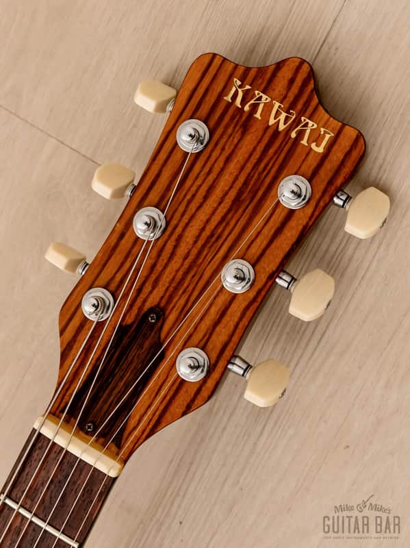 1980s Kawai F-III Vintage Neck Through Guitar Sunburst w/ Case