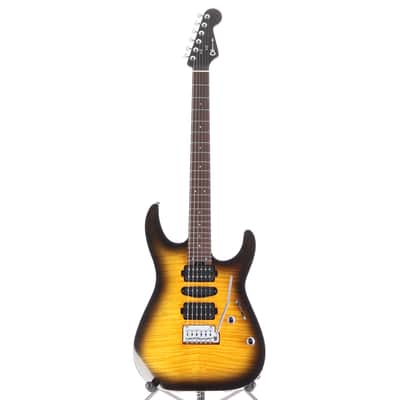 Charvel MJ DK24 HSH 2PT W Mahogany with Flame Maple, Antique Burst, Plays Great (H8) (00210) (00210) image 5