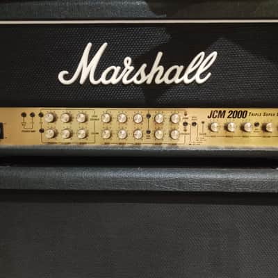 Marshall JCM 2000 TSL 100 Triple Super Lead 3-Channel 100-Watt Guitar Amp Head 2000s - Black