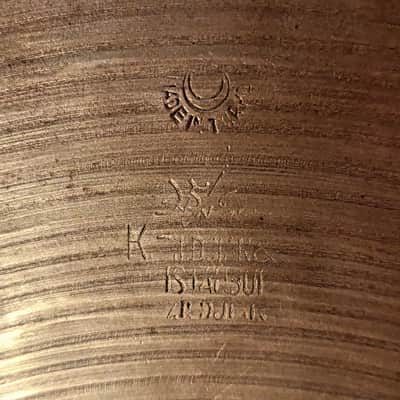 15" intermediate stamp (1959-1966) istanbul k. zildjian hi-hats image 4