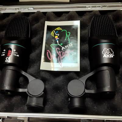 Pair of *Vintage* AKG Condenser Mic's +  Deluxe Storage Case & Cables - *Great for Drum Overheads* - (Price Drop Ends Soon) image 8