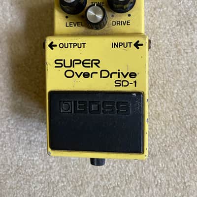 Boss SD-1 Super OverDrive (Black Label) 1981 - 1988 - Yellow image 1