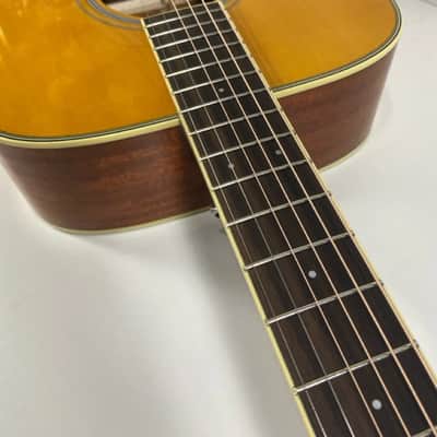 Yamaha FG-TA TransAcoustic Dreadnought 2010s - Vintage Tint image 6