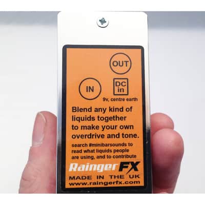 Rainger FX Minibar Liquid Analyser Fuzz/Distortion Pedal - Add Any Liquid to Change Sounds! image 7