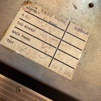 Marshall JMP 1992 MK II Super Bass 2-Channel 100-Watt Guitar / Bass Amp Head 1975 - 1981 image 11