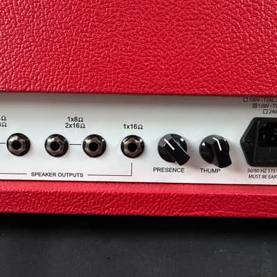 Friedman JEL-50 Jake E. Lee Signature 2-Channel 50-Watt Guitar Amp Head (2024 - Present) - Red image 7