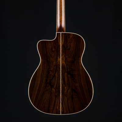 Bourgeois GAC-150 Ziricote And Italian Spruce Grand Auditorium Cutaway NEW image 3