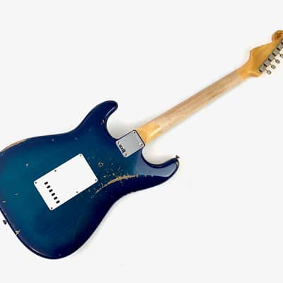 Fender Stratocaster 64 L-Series Heavy Relic Custom Shop 2025 Blue Burst image 4