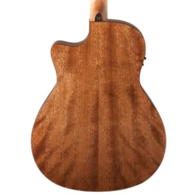 Washburn WLO10SCE Woodline Acoustic Electric Guitar. Natural image 6