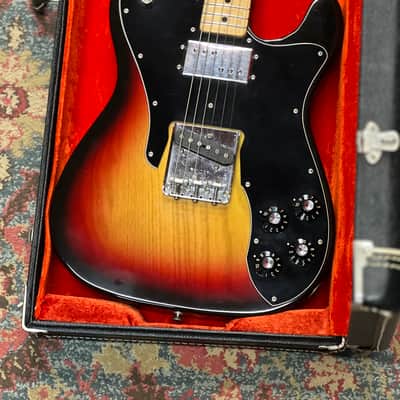1974 Fender Telecaster Custom with Maple Fretboard - Sunburst image 14