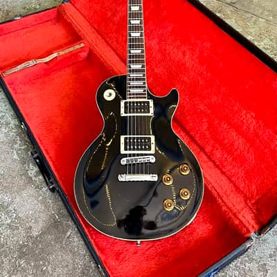 Greco EG-700 Single cut Les paul standard  1977 Ebony original vintage MIJ Japan Fujigen image 4
