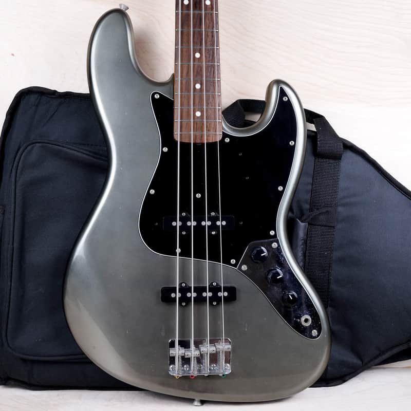 Fender JB-62 Jazz Bass Reissue CIJ 1997 US Gun Metal Blue Japan w/ Bag image 1